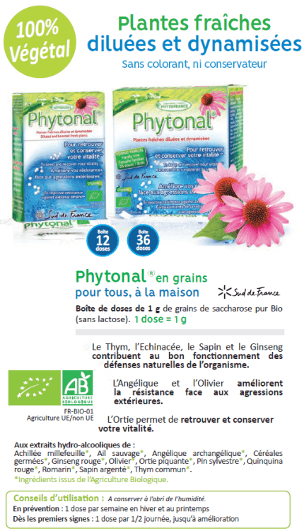 Le phytonal: prévenir les infections comme l'angine
